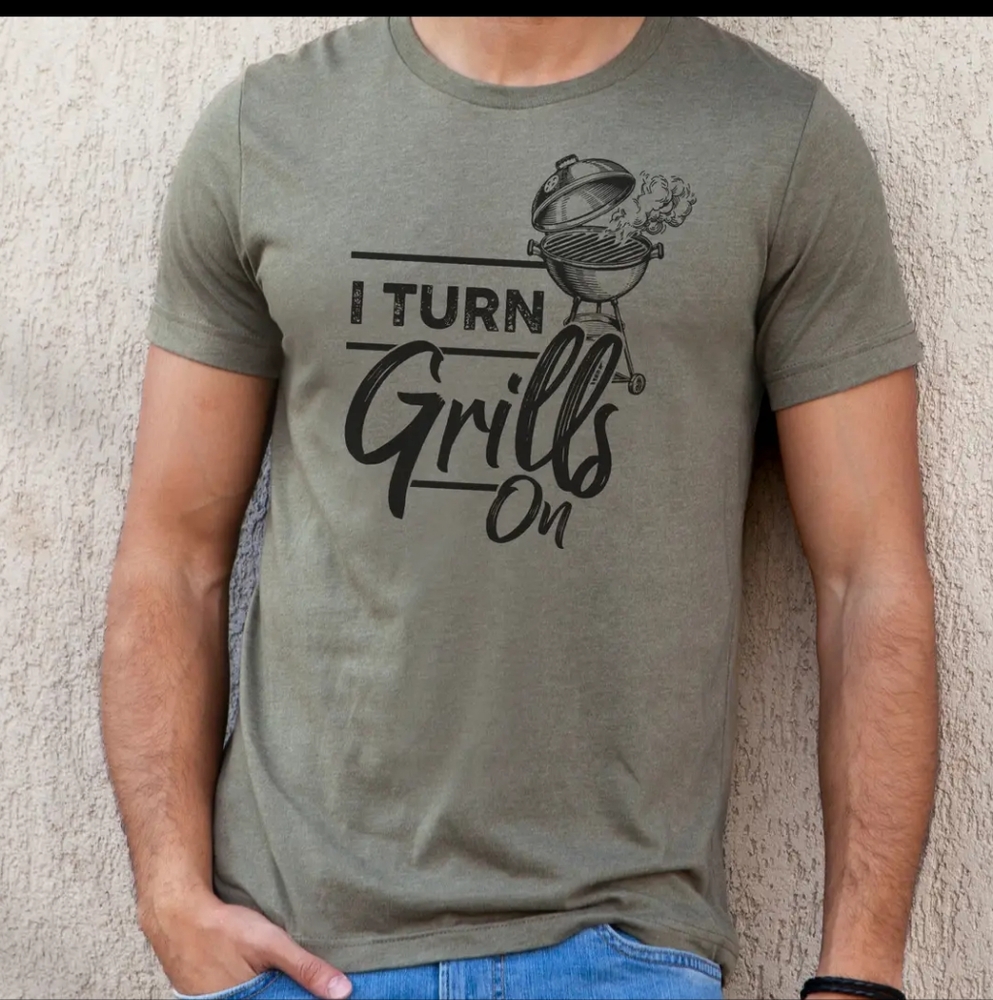 Olive Green Graphic T-Shirt